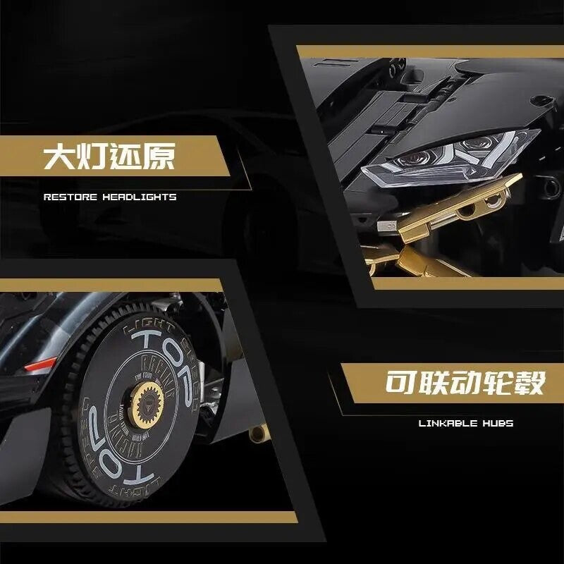 Lamborghini Sian Da Costruire Mattoncini Technic 2519 Pezzi Nero Nuova New