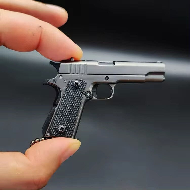 Mini Pistola Giocattolo M1911 Da Collezione Portachiavi In metallo Scala 1:3