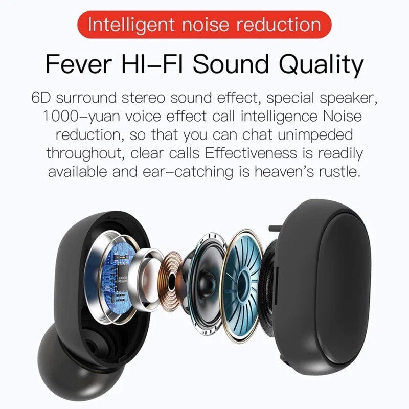 Cuffie Bluetooth Senza Fili Wireless Compatibili iOS E Android potenti New