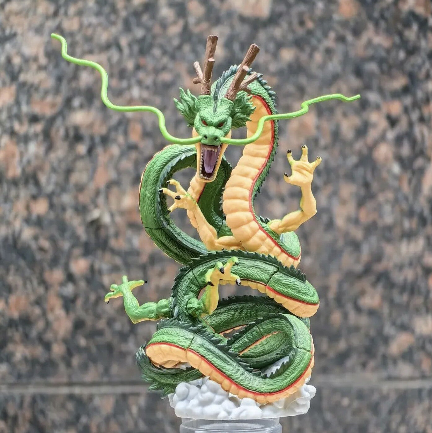 DragonBall Z Drago Shenron e Son Goku Statua Action Figure Anime Collezione 21cm