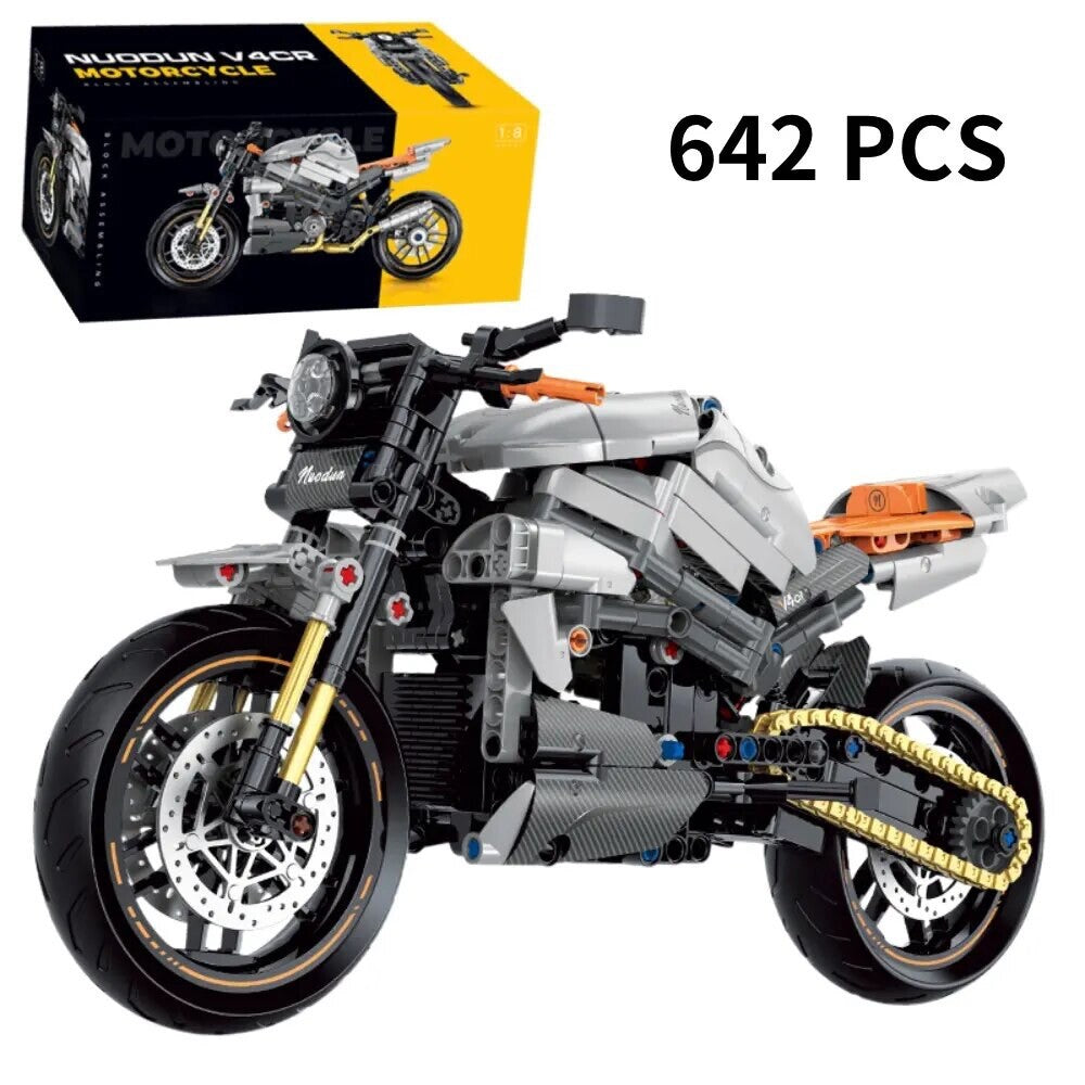 Moto Da Costruite Mattoncini Technic Corsa Ducati Scala 1:8 642 Pezzi Nuova