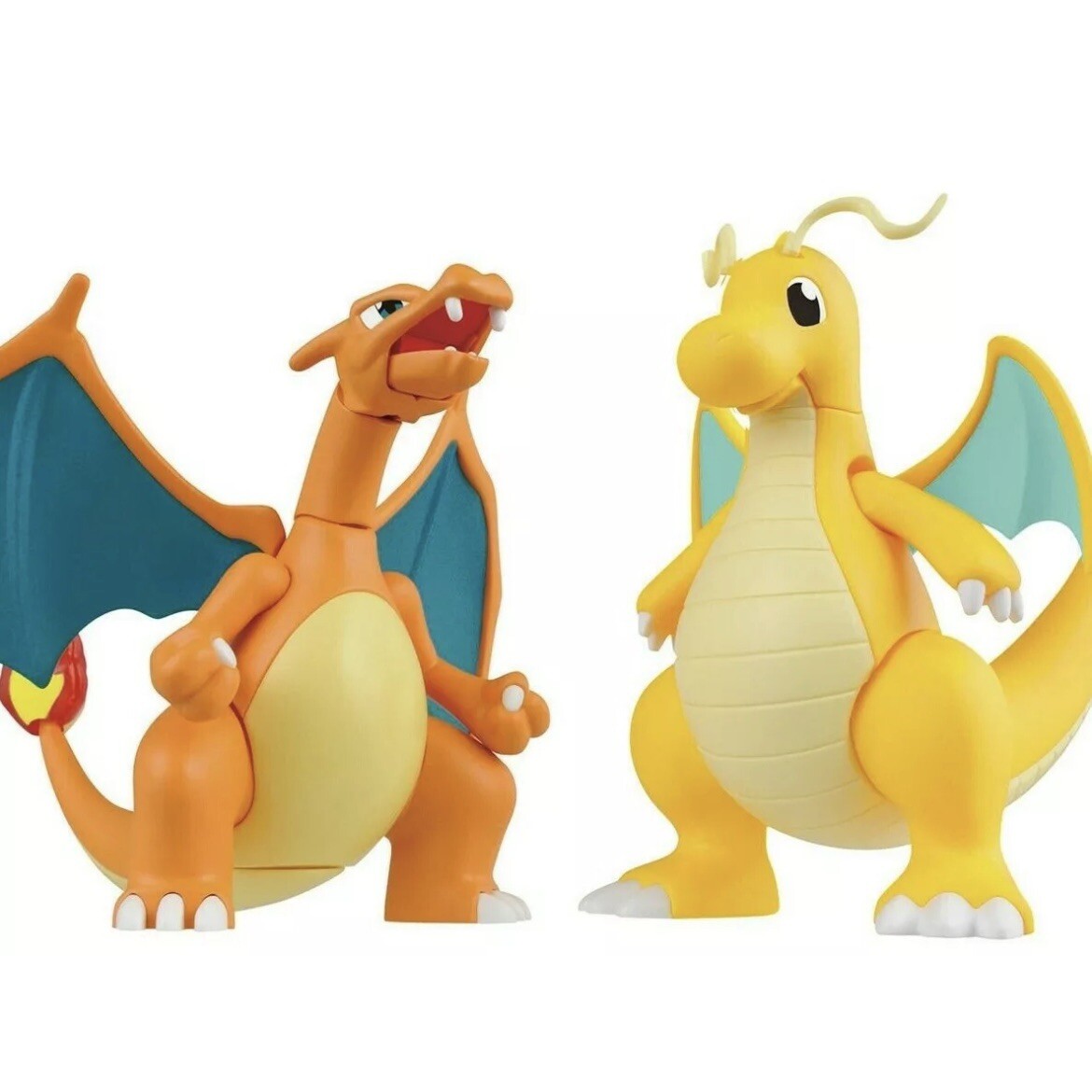 Action Figure Pokemon Plastic Model Kit Charizard & Dragonite Statua Collezione