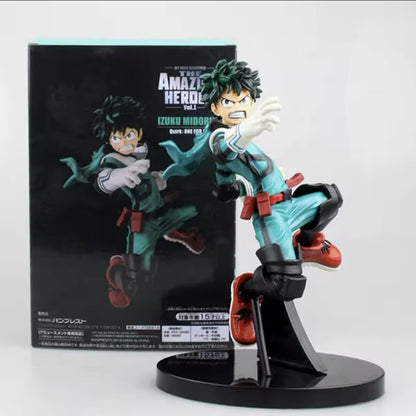 Action Figure Izuku Midoriya 15cm My Hero Academia Anime Manga Da Collezione New