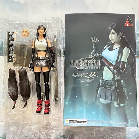 Action Figure Final Fantasy VII Statua Da Collezione Tifa Lockhart 25cm Nuovo