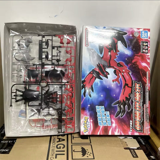 Action Figure Pokemon Plastic Model Kit Yveltal Statua Collezione Anime Bandai