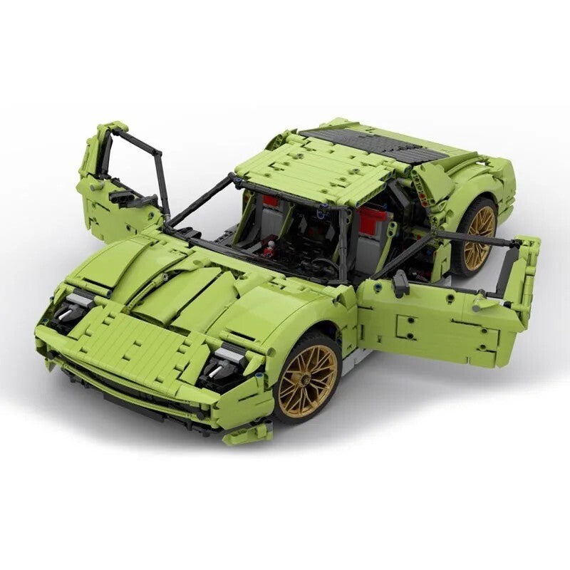 Lamborghini Countach LPI 800-4 Nuova Da Costruire Mattoncini Technic 3696 Pezzi