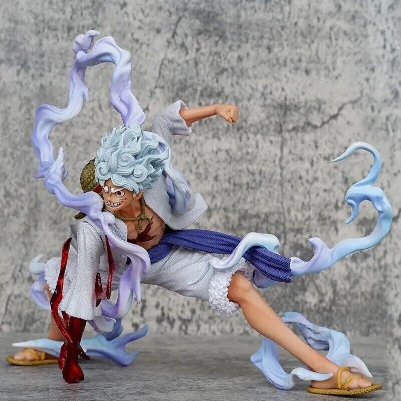 Action Figure Rubber One Piece Luffy 17.5cm Statua Monkey D. Rufy Da Collezione