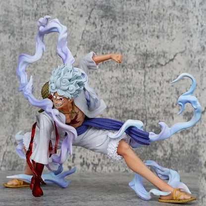 Action Figure Rubber One Piece Luffy 17.5cm Statua Monkey D. Rufy Da Collezione