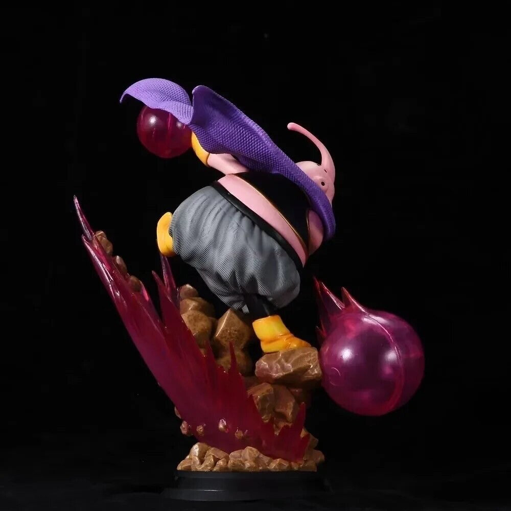Action Figure Majinbu Dragon Ball Z Majin Buu Luminosa 21cm Statua Da Collezione