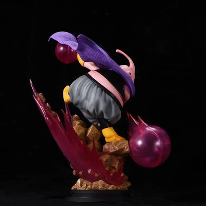 Action Figure Majinbu Dragon Ball Z Majin Buu Luminosa 21cm Statua Da Collezione