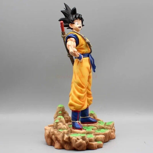 Action Figure Goku Dragon Ball Z Kakarot 32cm Statua Da Collezione Con Base New