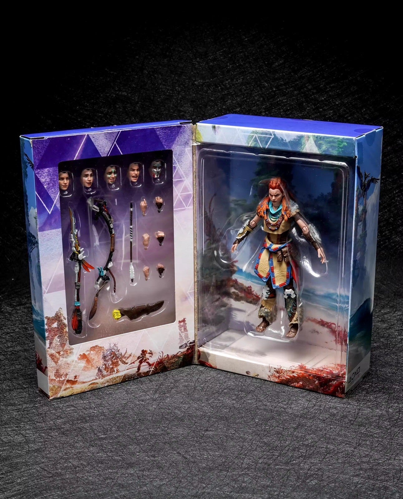 Action Figure Aloy Horizon Forbidden West 16Cm Collezione Gioco Game Playstation