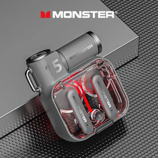 Cuffie Monster Auricolare Bluetooth 5.3 Oppo Xiaomi Iphone Lg Samsung Huawei