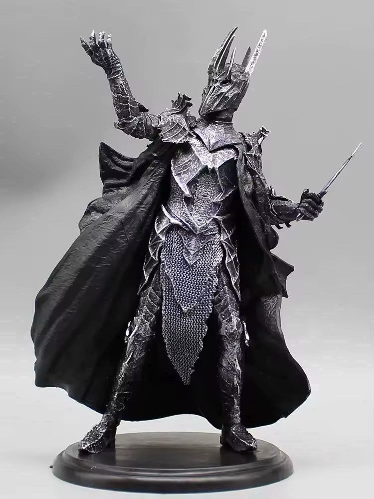 Action Figure Sauron 20cm Stregone Lord of the Rings Statua Collezione Videogame
