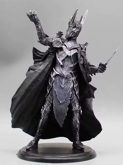 Action Figure Sauron 20cm Stregone Lord of the Rings Statua Collezione Videogame