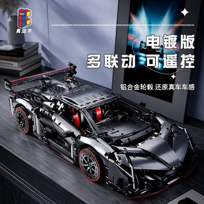 Lamborghini Veneno Da Costruire Mattoncini Technic 3711 Pezzi Nero Nuova New