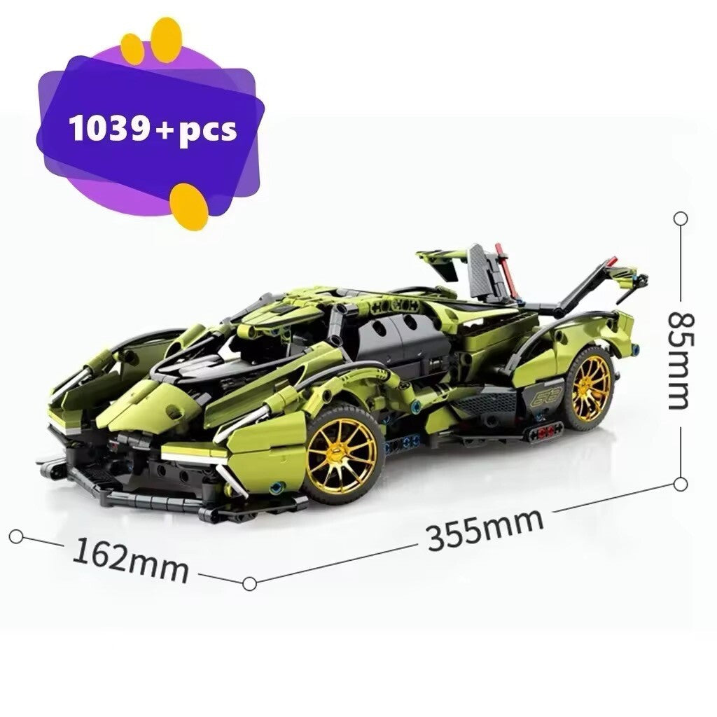 Lamborghini Tipo Concept Car Da Costruire Mattoncini Technic 1039 Pezzi Nuova