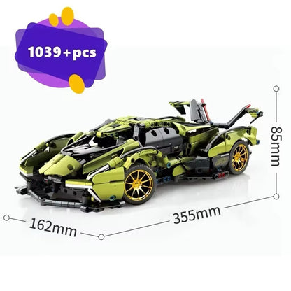 Lamborghini Tipo Concept Car Da Costruire Mattoncini Technic 1039 Pezzi Nuova