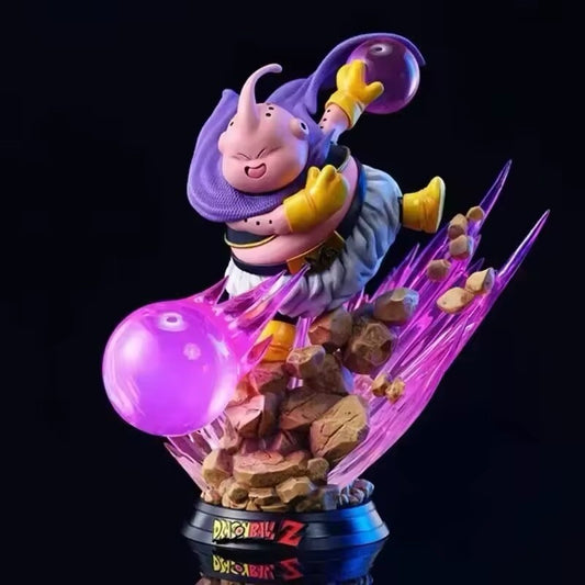 Action Figure Dragon Ball Z Fat Majin Bu Light 20cm Statua Da Collezione Anime