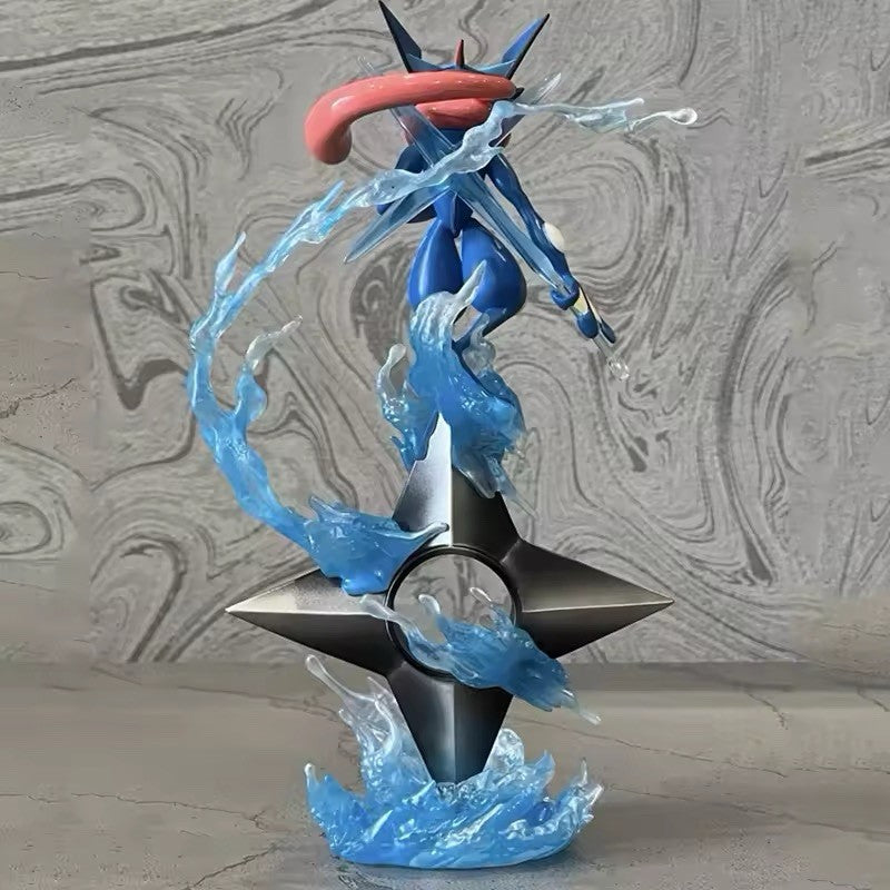 Action Figure Pokémon Greninja Evolution 20cm Statua Da Collezione Anime Manga