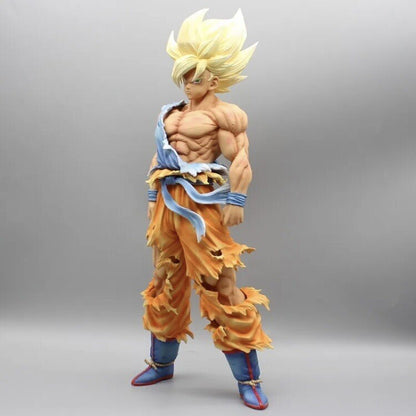 Action Figure Dragon Ball Z Goku Super Sayan 28cm Statua Da Collezione New Anime