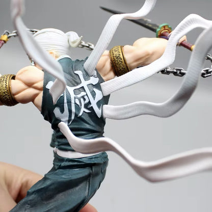 Action Figure Tengen Uzui Manga Demon Slayer 27cm new Statua Da Collezione Anime