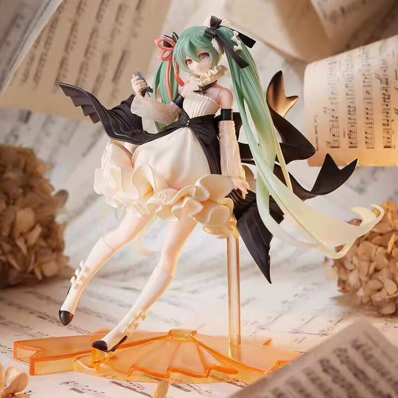 Action Figure Maid Vocaloid Hatsune Miku 21cm Statua Da Collezione Kawaii New