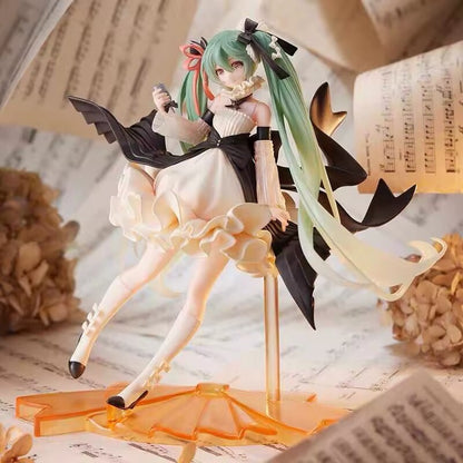 Action Figure Maid Vocaloid Hatsune Miku 21cm Statua Da Collezione Kawaii New