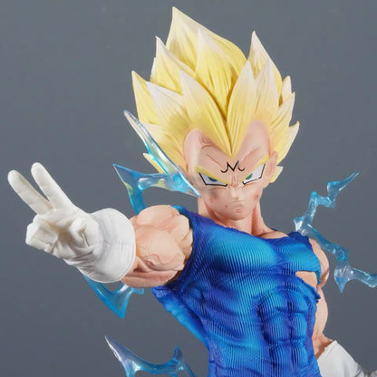 Action Figure Majin Vegeta Super Sayan Dragon Ball Z 32cm Statua Da Collezione