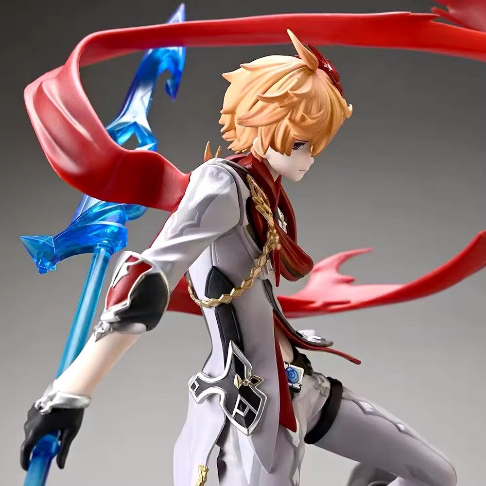Action Figure Tartaglia Genshin Impact Anime 35cm Da Collezione Game Console New