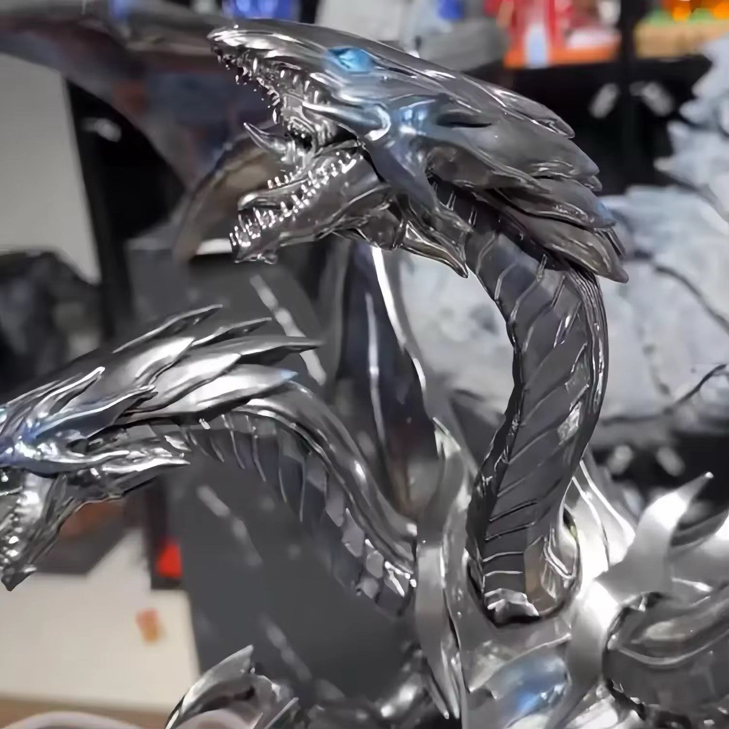 Yu-Gi-Oh Duel Monsters Drago Bianco Occhi Blu Finale Statua Figure 25cm Collezio