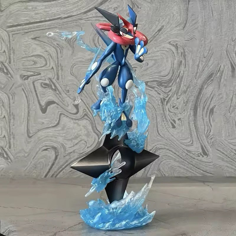 Action Figure Pokémon Greninja Evolution 20cm Statua Da Collezione Anime Manga
