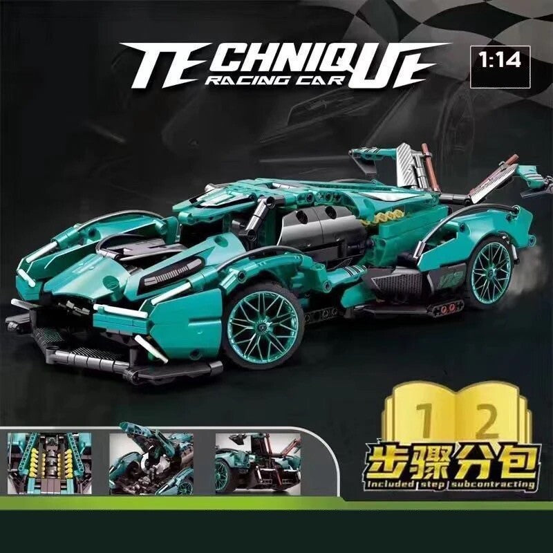 Lamborghini Tipo Concept Car Da Costruire Mattoncini Technic 1148 Pezzi Nuova