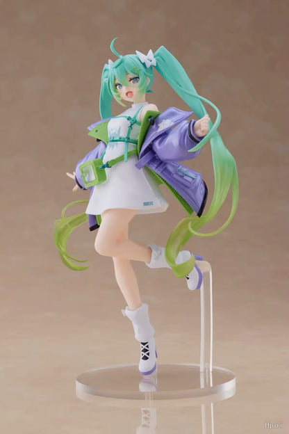 Action Figure Maid Vocaloid Hatsune Miku 21cm Statua Collezione Kawaii Fortnite