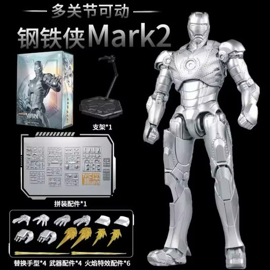 Modelkit Iron Man Mark 2 Avengers Infinity War Action Figure Da Collezione New