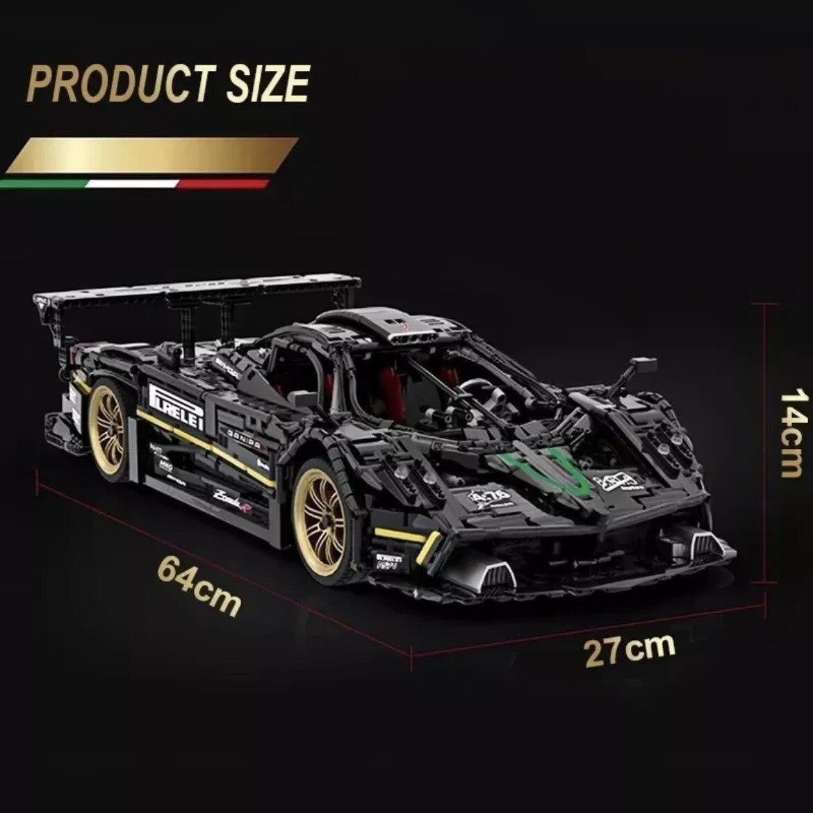 Pagani Zonda R Nuova Da Costruire Mattoncini Technic 4500 Pezzi Costruzioni New
