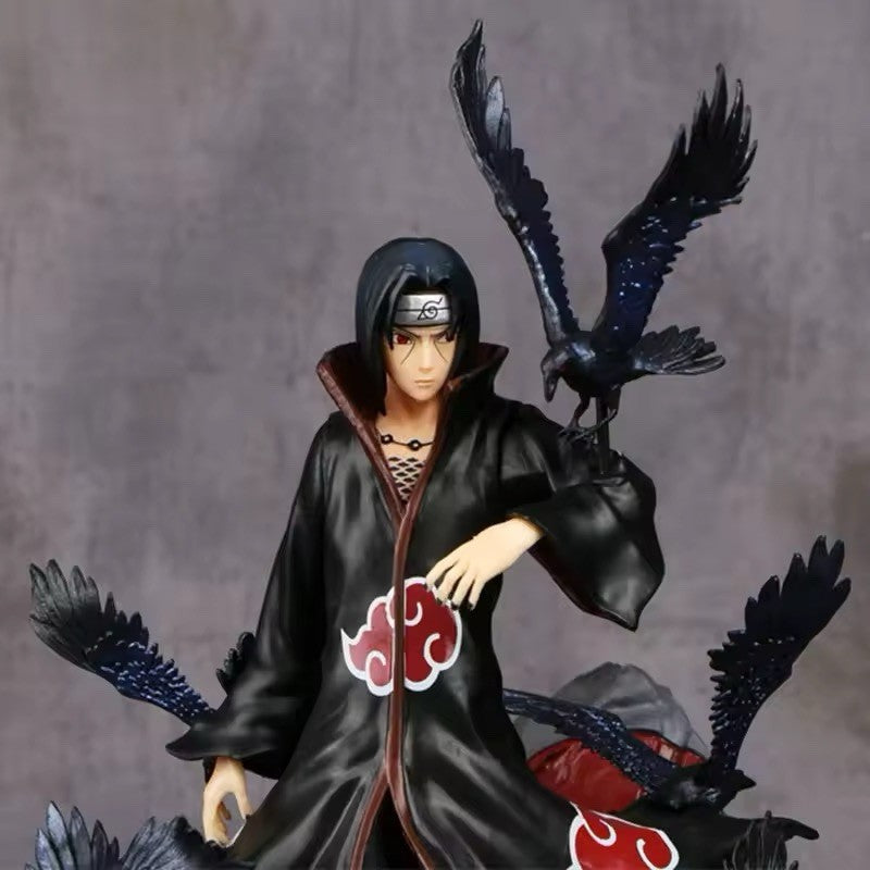 Action Figure Itachi Uchiha 28cm Manga Naruto Shippuden Statua Collezione Anime
