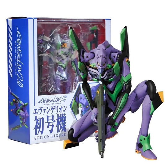 Action Figure Eva 01 Prototype Robot Neon Genesis Evangelion 16cm Statua Diorama