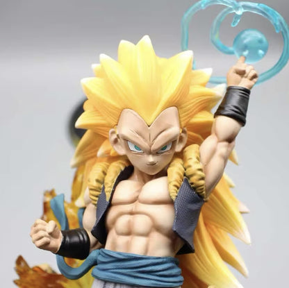 Action Figure Dragon Ball Z Gotenks Super Sayan 3 22cm Da Collezione Anime Manga