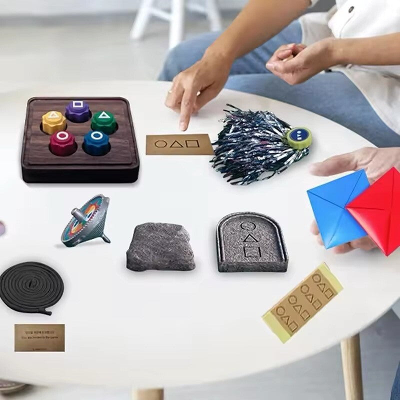 Gioco Del Calamaro Gonggi Set Giochi Trottola Ddakji Pietra Volante Jegi Serie