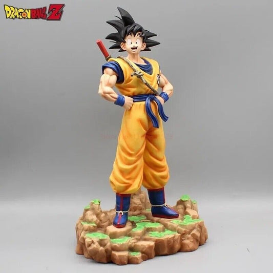 Action Figure Goku Dragon Ball Z Kakarot 32cm Statua Da Collezione Con Base New