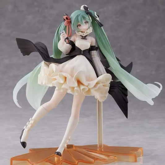 Action Figure Maid Vocaloid Hatsune Miku 21cm Statua Da Collezione Kawaii New