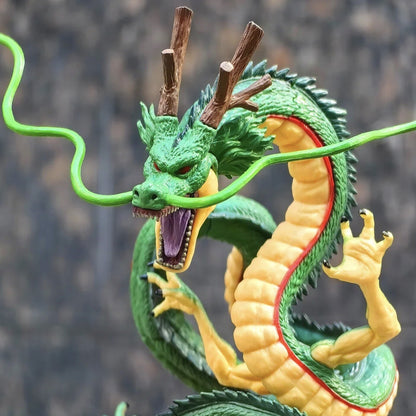 DragonBall Z Drago Shenron e Son Goku Statua Action Figure Anime Collezione 21cm