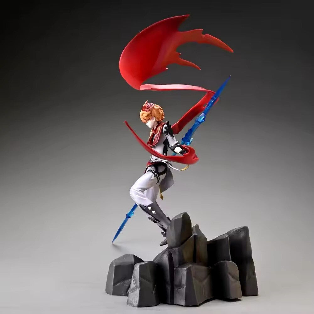 Action Figure Tartaglia Genshin Impact Anime 35cm Da Collezione Game Console New