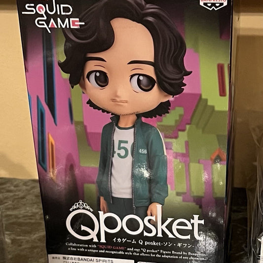 Squid Game Seong Ki-hun Figure Qposket Banpresto Nuovo Bandai New Action Figure