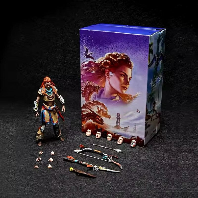 Action Figure Aloy Horizon Forbidden West 16Cm Collezione Gioco Game Playstation