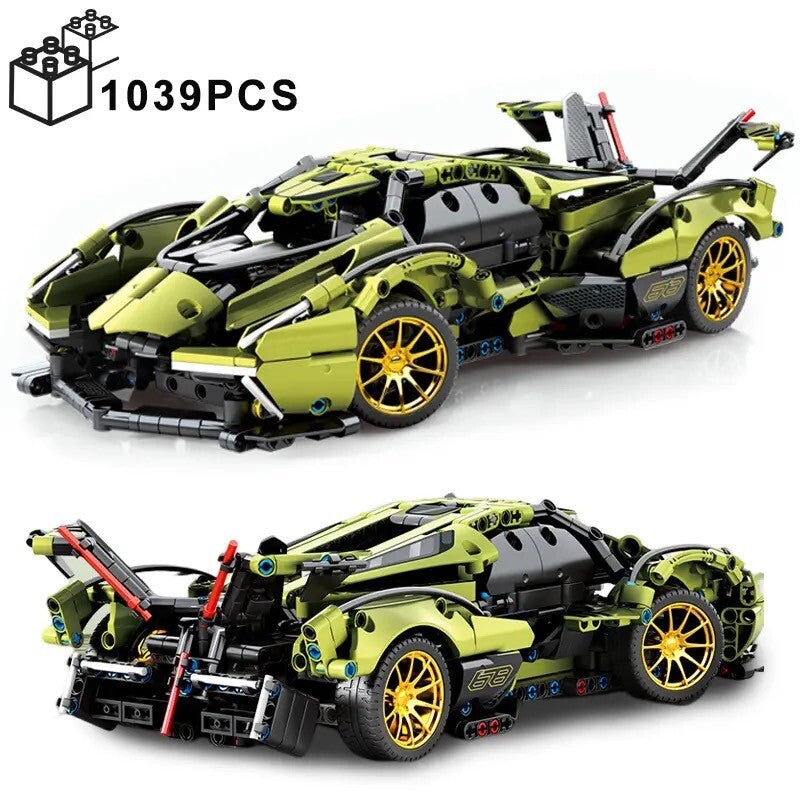 Lamborghini Vision Nuova Macchina Da Costruire Mattoncini Technic 1039 Pezzi New