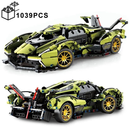 Lamborghini Vision Nuova Macchina Da Costruire Mattoncini Technic 1039 Pezzi New