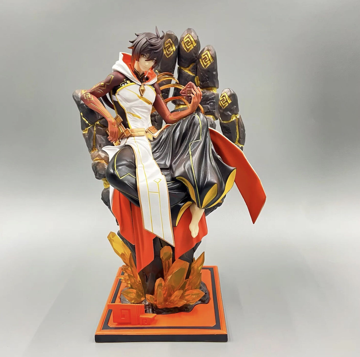 Action Figure Zhongli Genshin Impact Anime 26cm Da Collezione Game Console