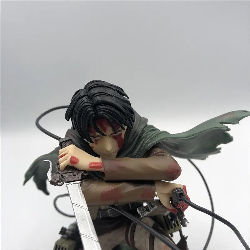 Action Figure Levi Ackerman 18cm Attack On Titan Statua Collezione Anime Manga